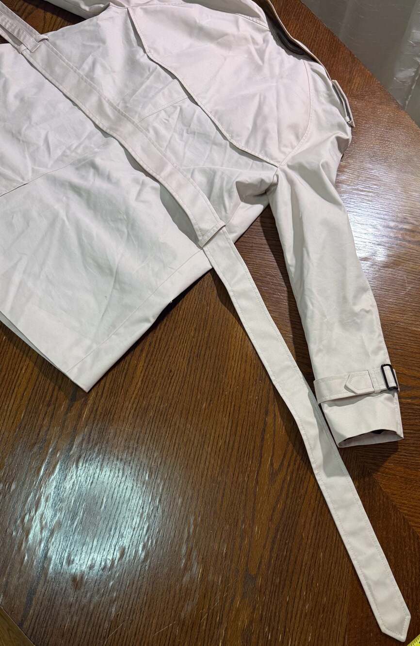 Coach Double-Breasted Trench Coat, Beige, Women's Size M - Picture 7 of 9